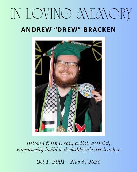 Andrew Bracken Michigan State University Death, Beloved Art Teacher Has Died